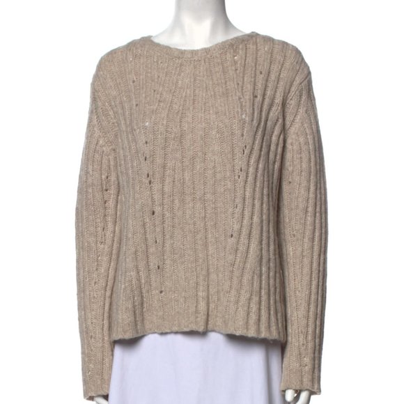 Nili Lotan Alpaca Scoop Neck Sweater Size Small